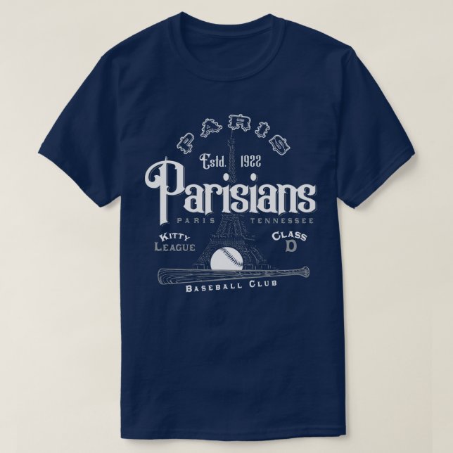 Paris Parisian T Shirt (Design framsida)