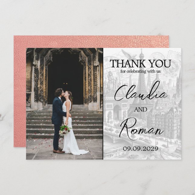 Paris pass ro Guld Tack Kort (Fram/baksida)