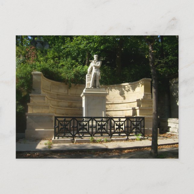 Paris - Père-Lachaise-kyrkogården - Vykort (Framsida)