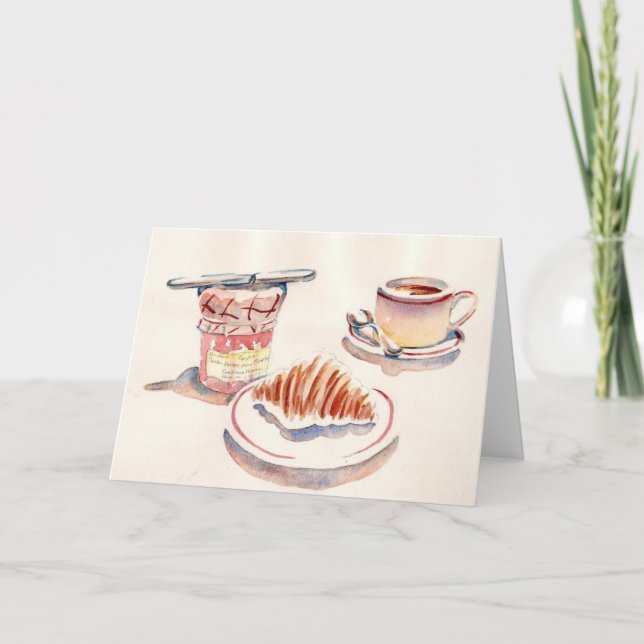 Paris Petit Dejeuner Kort (Framsida)