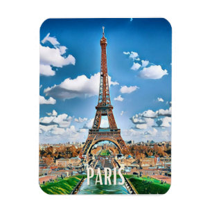 Paris Photo Vintage Magnet
