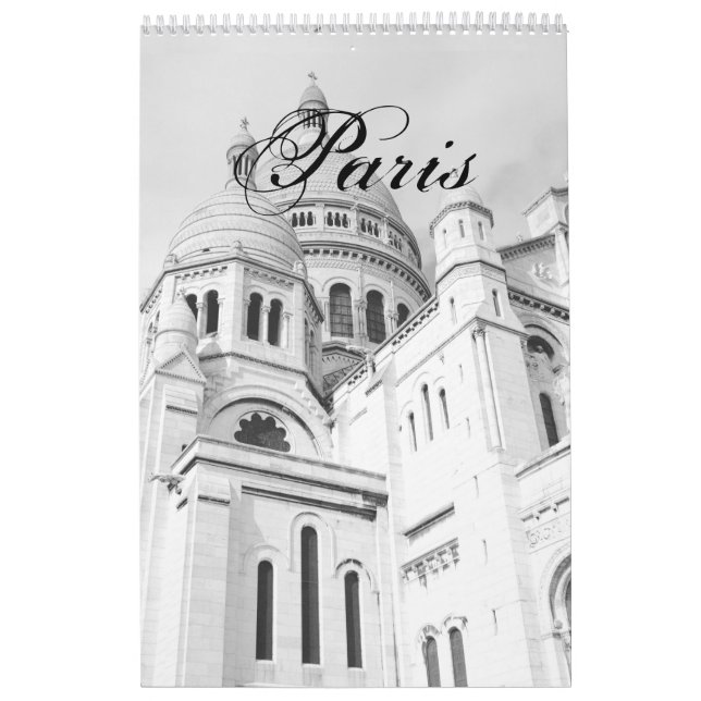 Paris Photography Montmartre Sacré-Coeur Fotokunst Kalender (Omslag)