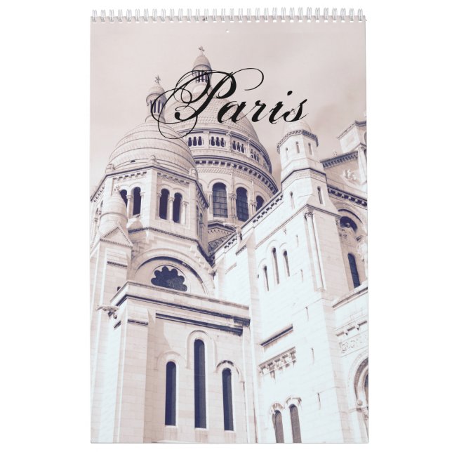Paris Photography Montmartre Sacré-Coeur Fotokunst Kalender (Omslag)