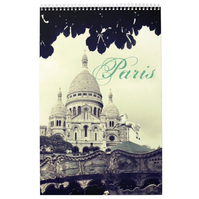 Paris Photography Montmartre Sacré-Coeur Fotokunst Kalender (Omslag)