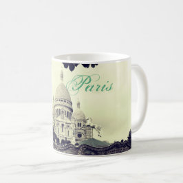 Paris Photography Montmartre Sacré-Coeur pastel Kaffemugg