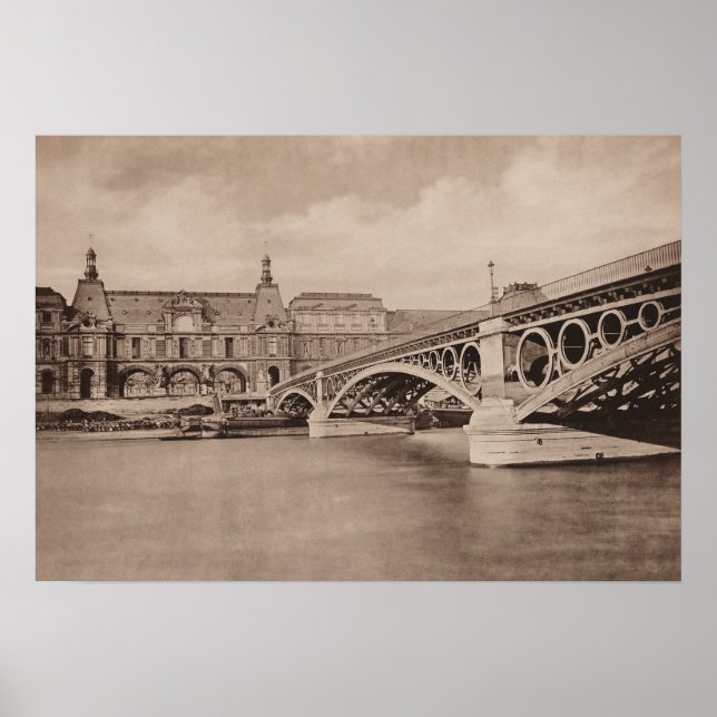 Paris Pont Bridge Poster (Framsidan)