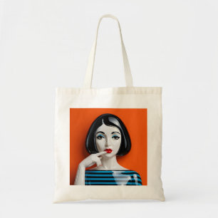 Paris Pop Tote Tygkasse