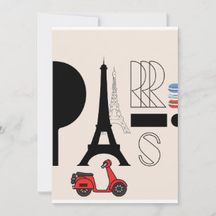 PARIS POSTCARD INBJUDNINGAR