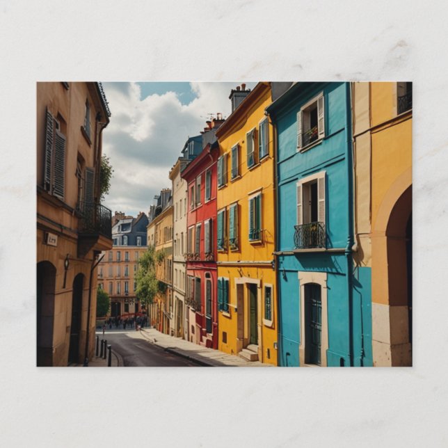 PARIS POSTCARD VYKORT (Framsida)