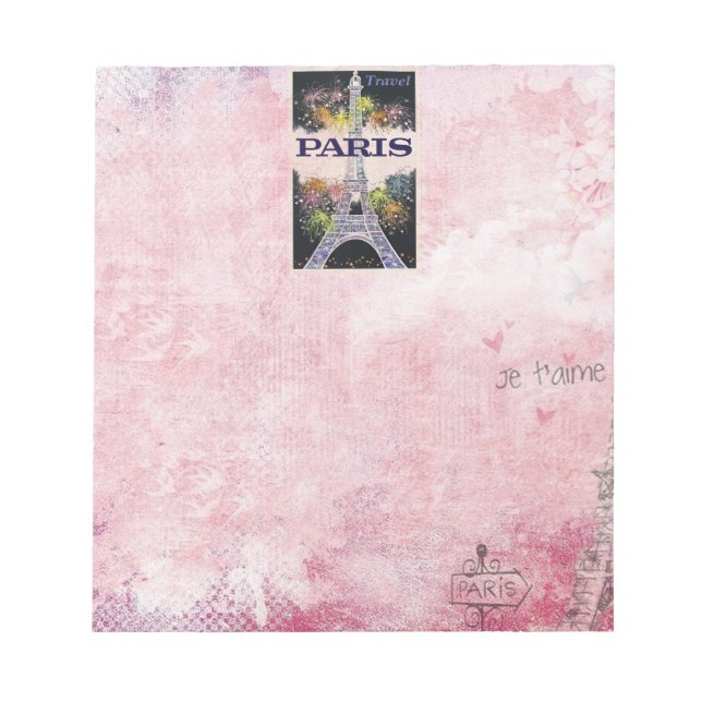 Paris: Poster Anteckningsblock (Framsida)