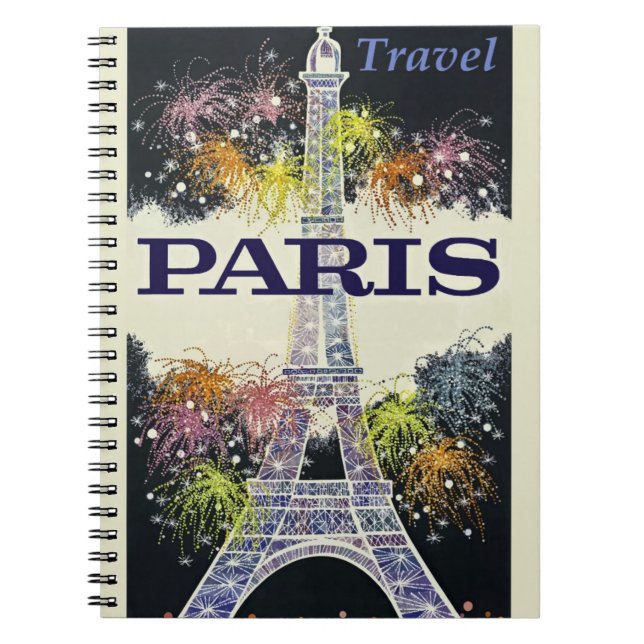 Paris: Poster Anteckningsbok (Framsidan)
