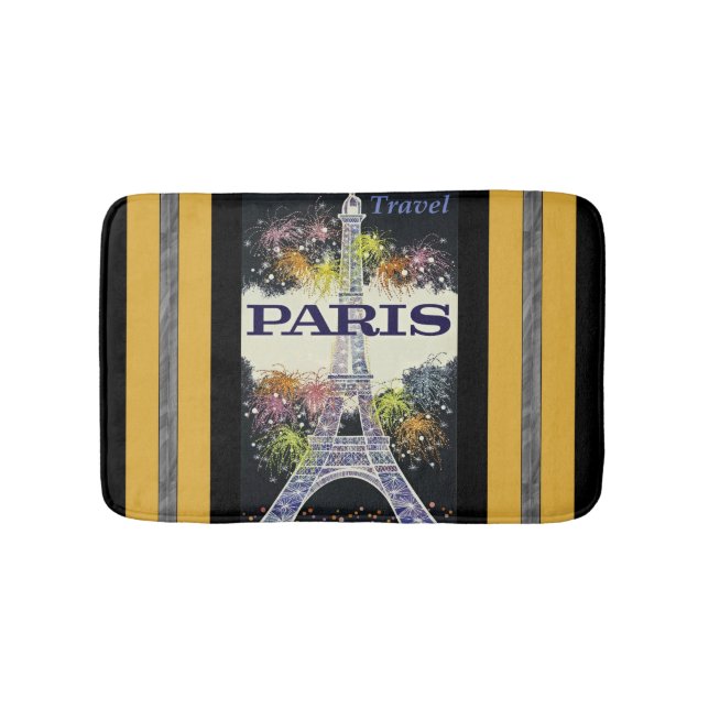 Paris: Poster Bath Mat Badrumsmatta (Framsidan)