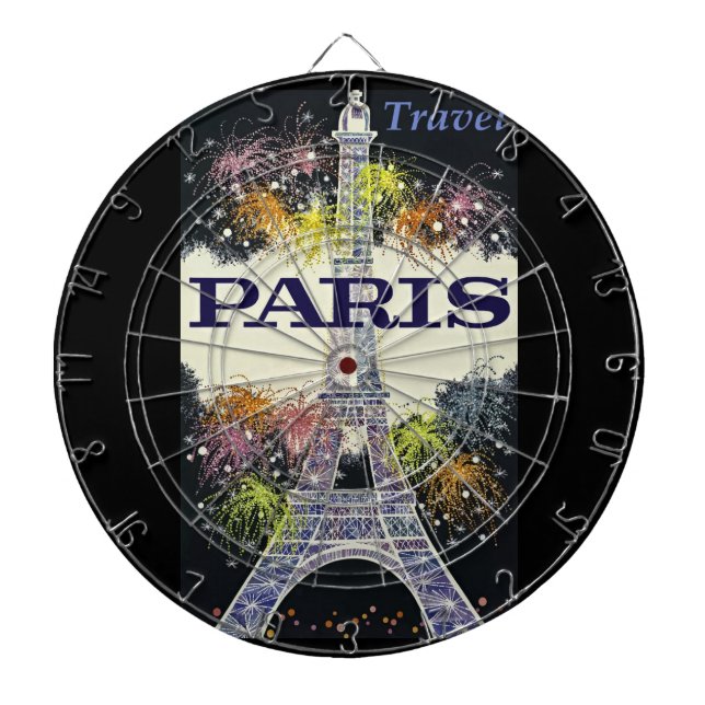 Paris:Poster Dart Board Darttavla (Framsidan)