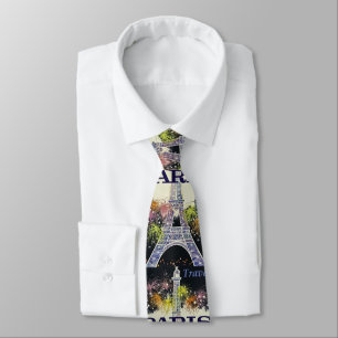Paris: Poster Neck Tie Slips