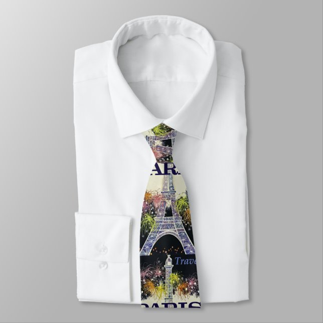 Paris: Poster Neck Tie Slips (Bunden)