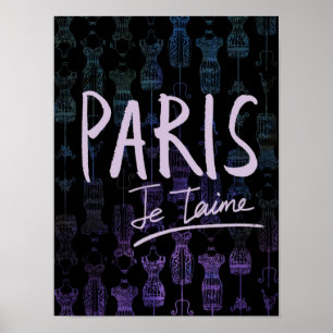 Paris Poster (svart)