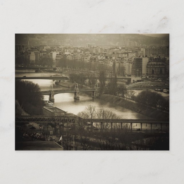 Paris Postkort Vykort (Framsida)