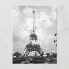 Paris-postkortet, Eiffel Torn i B/W Vykort