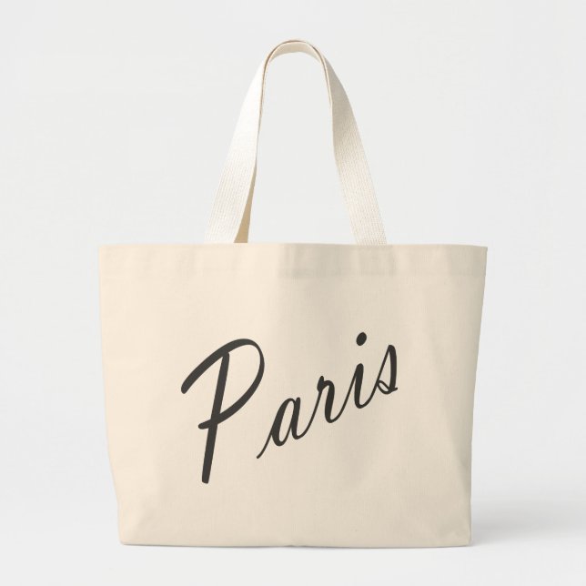 Paris produkter! jumbo tygkasse (Framsidan)