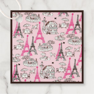 Paris Promensträ Gåvor Etiketter