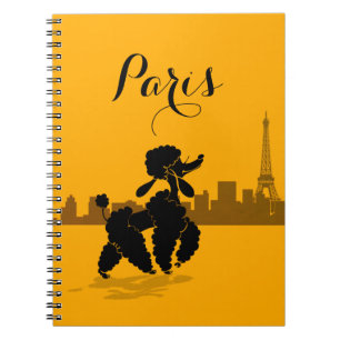 Paris pudel bärbar dator anteckningsbok