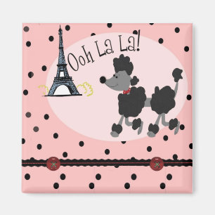 Paris pudel magnet