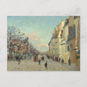 Paris, Quai de Bercy, Snö Effect, 1873-74 Vykort