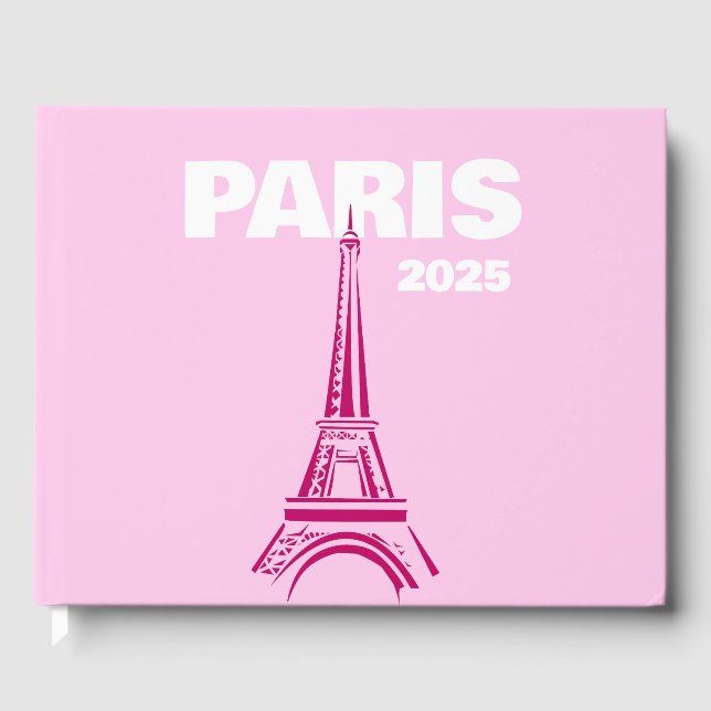 Paris resebordbok gästböcker (Framsida)