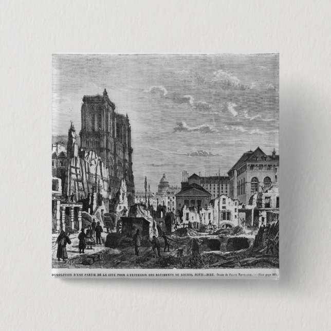 Paris rivning av en del av citera knapp (Framsida)