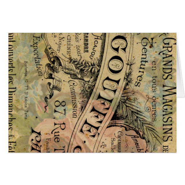 Paris Ro Hälsningskort (Framsidan Horizontal)