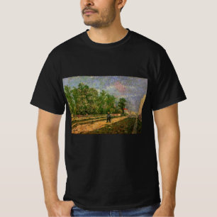 Paris Road med Peasant av Vincent van Gogh T Shirt