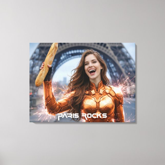 PARIS ROCKS CANVASTRYCK (Framsida)