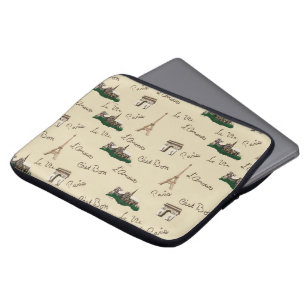 Paris roligt laptop fodral