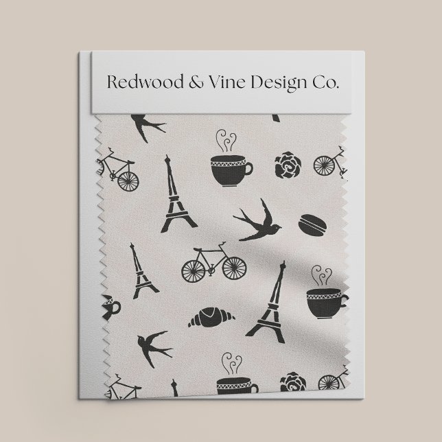 Paris Romantik Patterned Tyg (Skapare uppladdad)