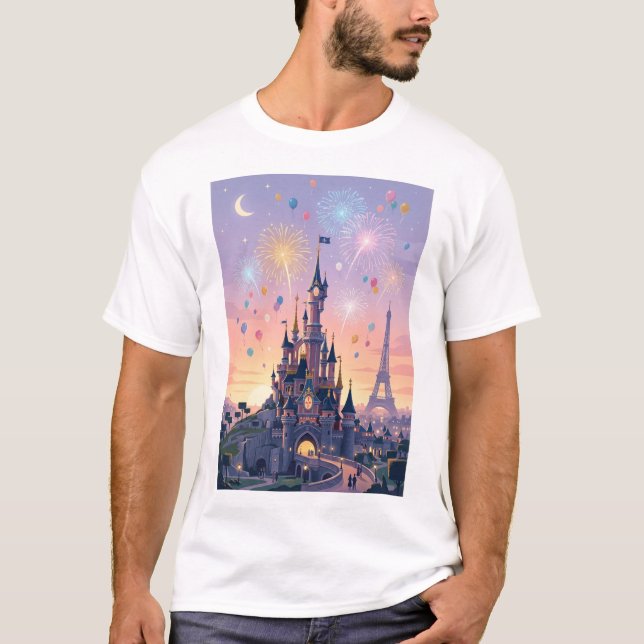 Paris – Romantiska staden av ljus och drömmar T Shirt (Framsida)