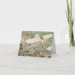 Paris-Rome Monoplane Beaumont Le Gagnant Bleriot Helgkort