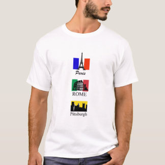 Paris Rome, Pittsburgh T-shirt
