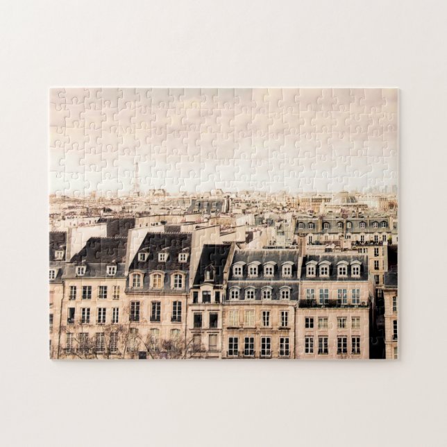 Paris Roofta ops | Jigszle Puzzle Pussel (Horisontell)