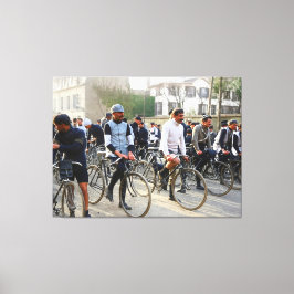 Paris-Roubaix Cycling Tävling 1907 Färg Redux Canvastryck
