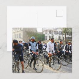 Paris-Roubaix Cycling Tävling 1907 Färg Redux Vykort