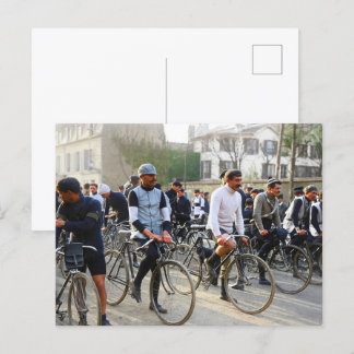 Paris-Roubaix cykeltävling 1907 Färg Redux Vykort