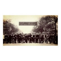 Paris-Roubaix före starten 19 april 1896