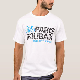 Paris Roubaix helvete av norden som cyklar T-tröj T Shirt
