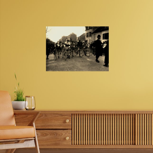 Paris-Roubaix Online för starten 19 april 1908 Poster (Vardagsrum 2)