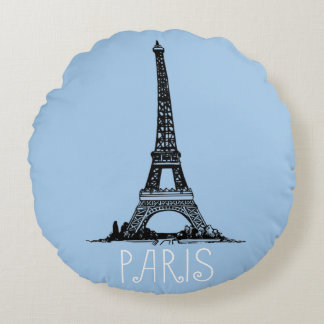 Paris Rund Kudde