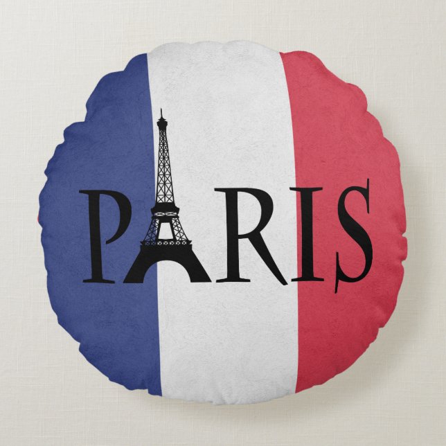 Paris Rund Kudde (Framsidan)