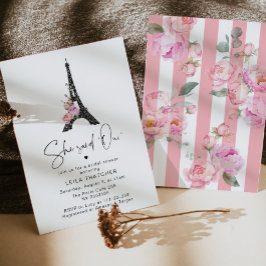 Paris sa hon att möhippan om den minimalistiska fr inbjudningar