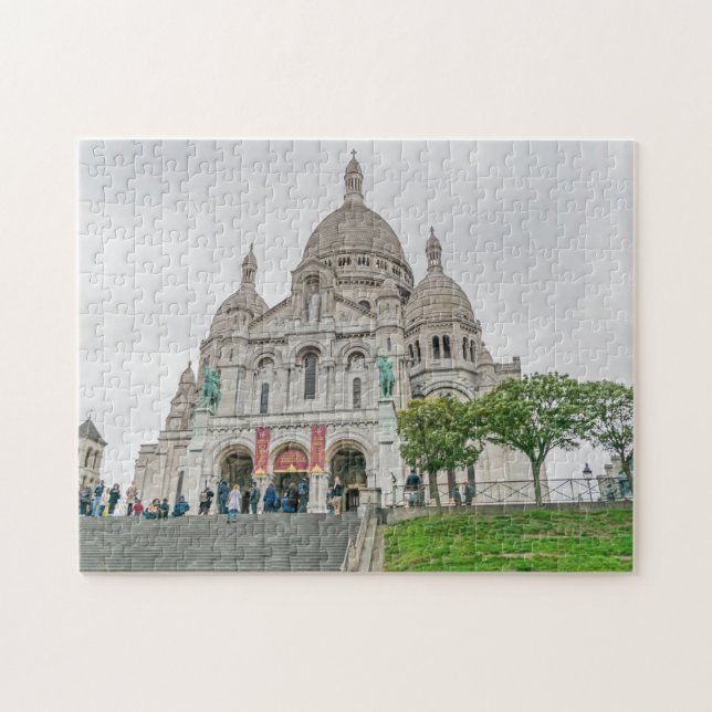 Paris Sacre Coeur Basilica puzzle Pussel (Horisontell)
