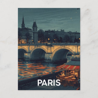 Paris Seine Vykort
