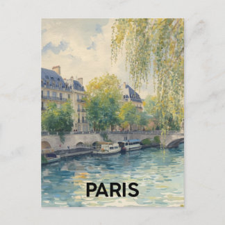 Paris Seine Vykort